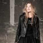 ROCKING BALLERINA BIKER- PLAIN BACK