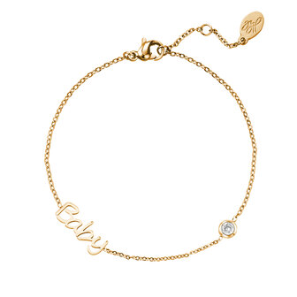 Birthstone Bracelet Baby Gold