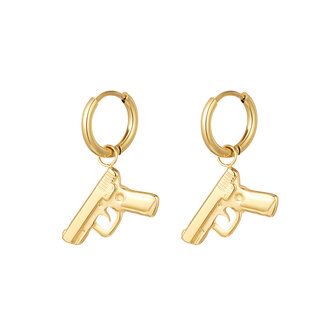 EARRINGS - DRESS TO KILL - GOLD