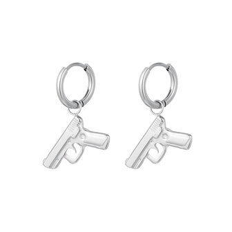 EARRINGS - DRESS TO KILL - SILVER