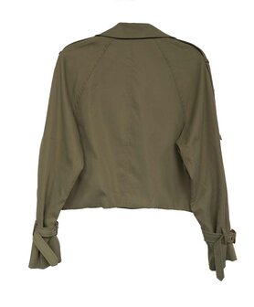 BRITT KORTE TRENCHCOAT KAKI