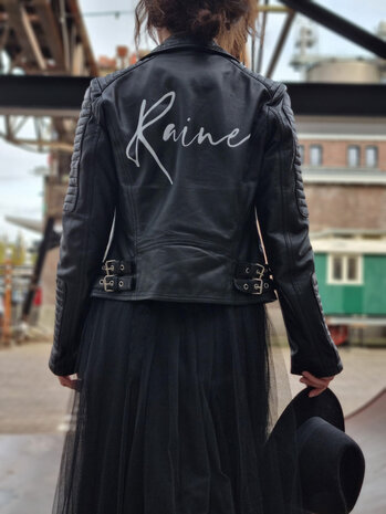 TULE ROK - ZWART