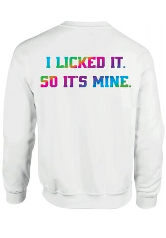 I LICKED IT - SWEATER WHITE