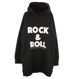 GIRLS HOODED SWEATDRESS ROCK & ROLL