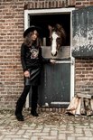 GIRLS : VEGAN LEATHER ROKJE MET ZAKKEN