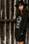GIRLS HOODED SWEATDRESS EAGLE STARTOUR