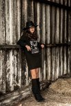 GIRLS HOODED SWEATDRESS EAGLE STARTOUR