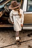 GIRLS SWEATDRESS STARS CREAM
