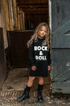GIRLS HOODED SWEATDRESS ROCK & ROLL