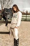 DROPPED CROTCH JOGGER; ROCKING BALLERINA CREAM