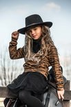 GIRLS TIGER SWEATER HOWDY COWBOY - MAG NIET MEER RETOUR