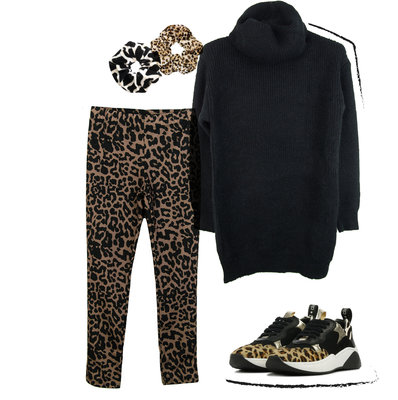 GIRLS LEGGING : LEOPARD => MAG NIET MEER RETOUR