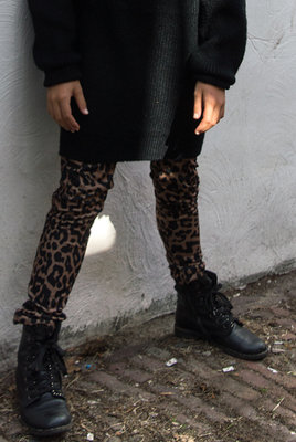 GIRLS LEGGING : LEOPARD => MAG NIET MEER RETOUR