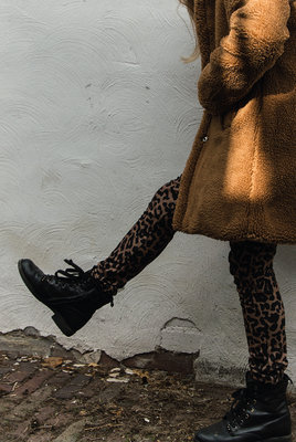GIRLS LEGGING : LEOPARD => MAG NIET MEER RETOUR