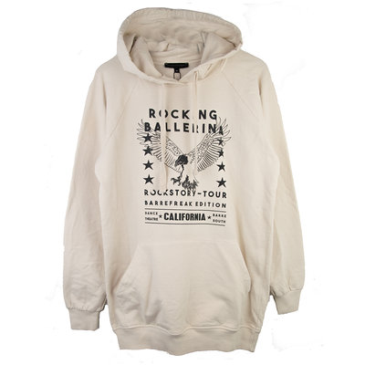 HOODIE EAGLE ROCKTOUR CREAM