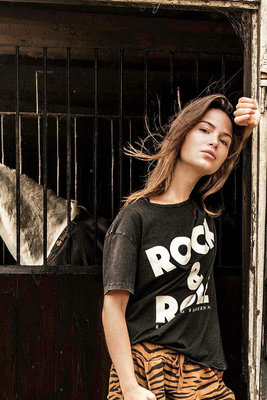 ROUND NECK TEE : ROCK & ROLL