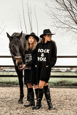 HOODED SWEATDRESS ROCK & ROLL