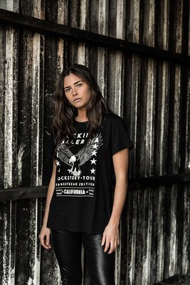 ROUND NECK TEE : EAGLE ROCKTOUR