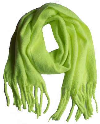 FLUOR/NEON SHAWL YELLOW - MAG NIET MEER RETOUR