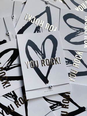 WISH CARD : YOU ROCK (Do It Yourself)