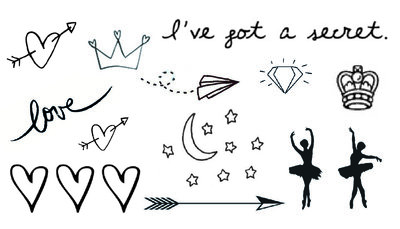 LITTLE GIRLS TATS