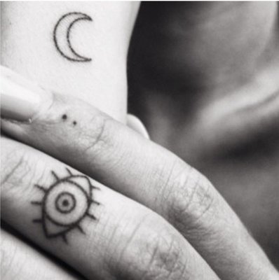 SUN, MOON & EYES...TATTOOS