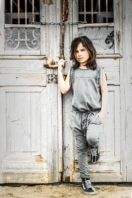 110/116 laatste maat! :GIRLS FRINGE JUMPSUIT ROCK YOU LIKE A HURRICANCE - mag niet meer retour
