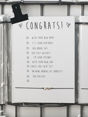 WISH CARD CONGRATS!