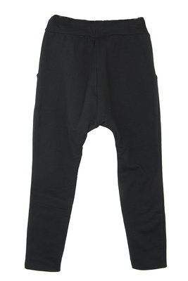 UNISEX DROPPED CROTCH JOGGER BLACK