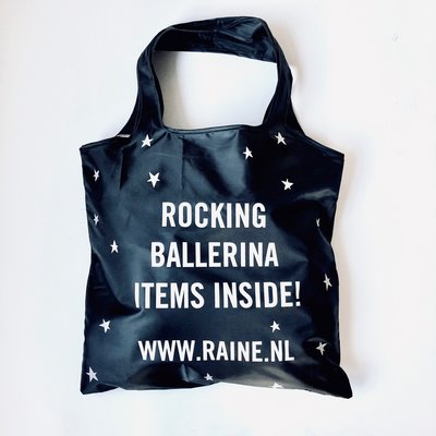 SHOPPER : ROCKING BALLERINA ITEMS INSIDE BLACK & STARS