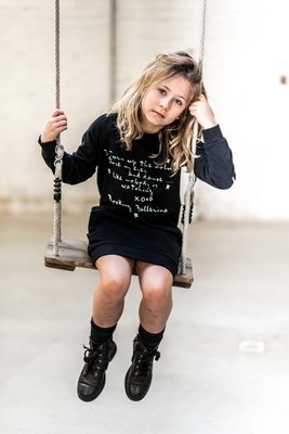 SWEATDRESS DANCE BLACK (GIRLS)