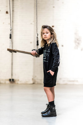 SWEATDRESS DANCE BLACK (GIRLS)