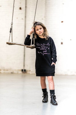 SWEATDRESS DANCE BLACK (GIRLS)