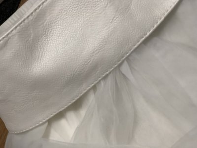 WRAP BELT / TULE BELT RICEWHITE ( mag niet meer retour)