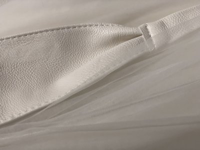 WRAP BELT / TULE BELT RICEWHITE ( mag niet meer retour)