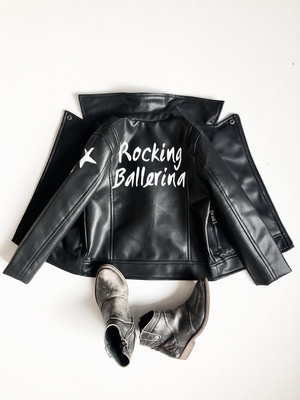 GIRLS BIKER ROCKING BALLERINA