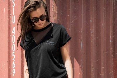 MESH TSHIRT DRESS ROCKING BALLERINA