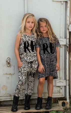 GIRLS MUSCLETEE : ZEBRA - MAG NIET MEER RETOUR