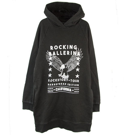 GIRLS HOODED SWEATDRESS EAGLE STARTOUR- MAG NIET MEER RETOUR