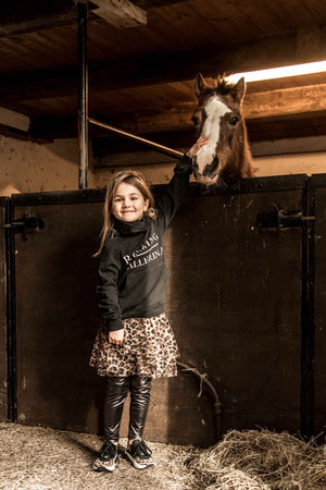 GIRLS HOODED SWEATER CLASSIC ROCKING BALLERINA