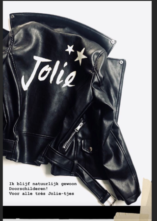 GIRLS BELT BIKER EIGEN NAAM