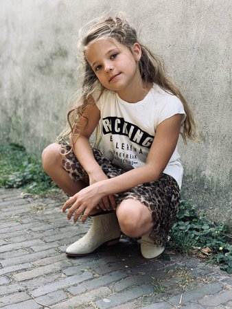 GIRLS TEE : ROCKING BALLERINA OFFWHITE