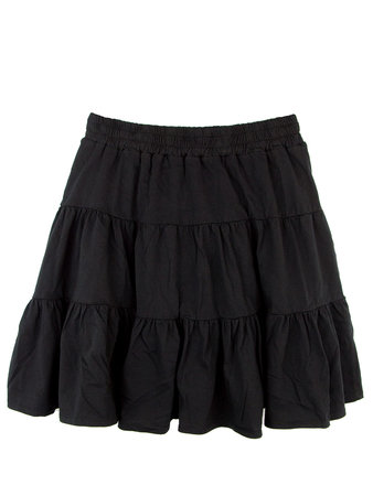 JERSEY SKIRT & INNERSHORT BLACK