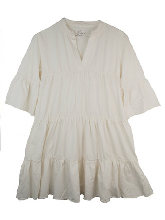 GIRLS JERSEY BEACHDRESS COCONUT