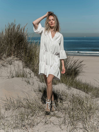 JERSEY BEACHDRESS BLACK