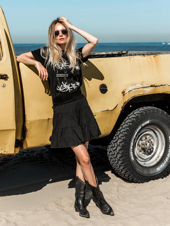 JERSEY SKIRT & INNERSHORT BLACK
