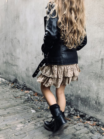 GIRLS BELT BIKER EIGEN NAAM