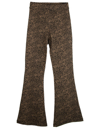 GIRLS LEOPARD FLARE PANTS PUNTA MILANO