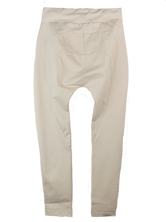DROPPED CROTCH JOGGER CREAM