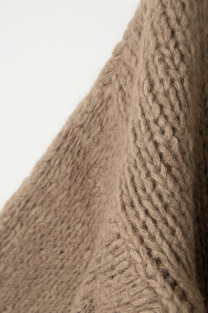 MOHAIR VEST - CAMEL